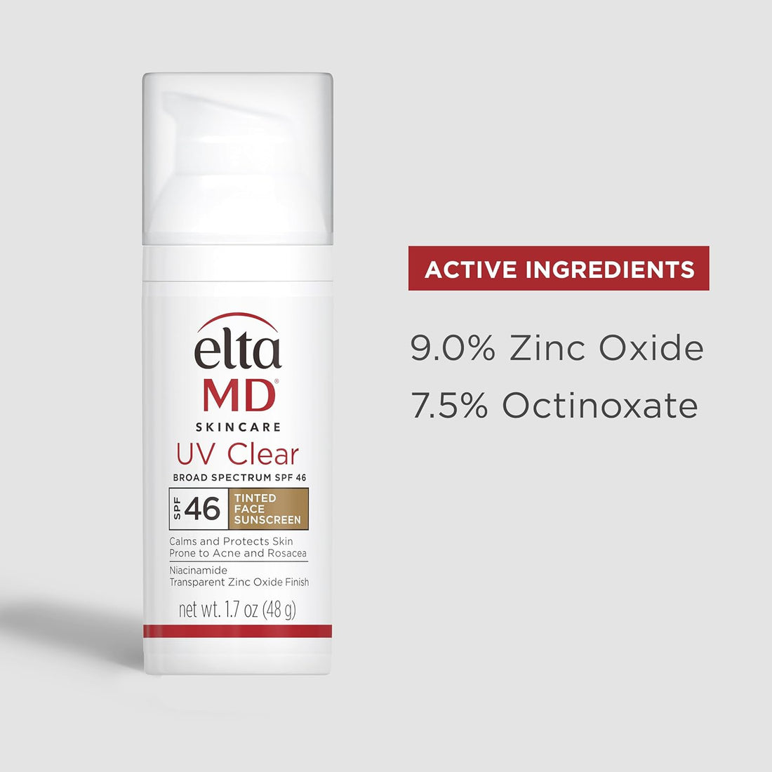 EltaMD UV Clear 1.7 OZ Tinted Broad-Spectrum SPF 46 - image 1