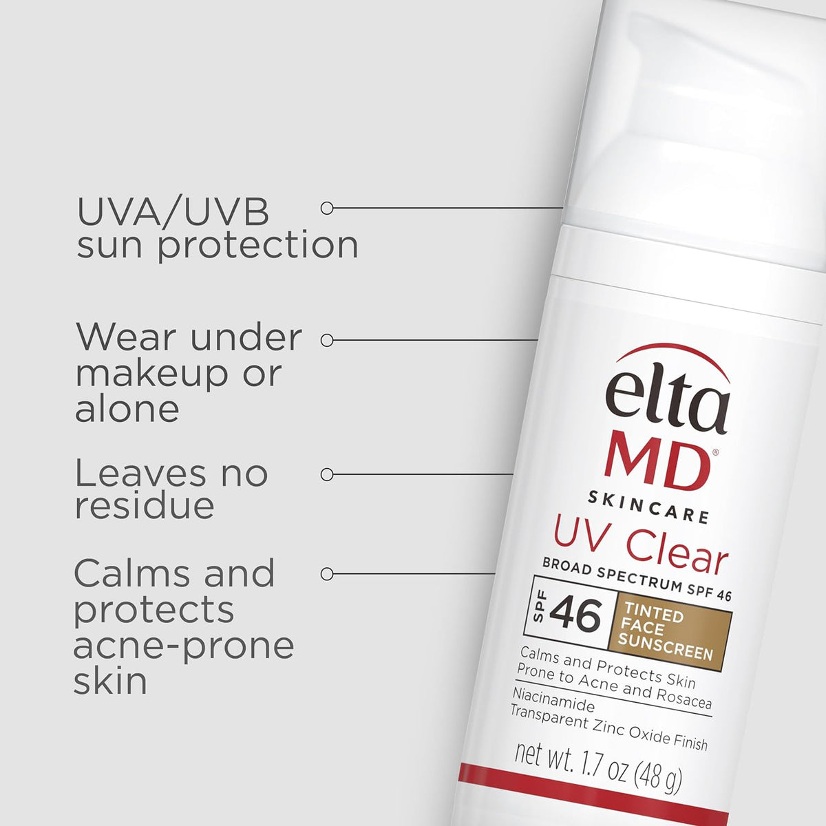 EltaMD UV Clear 1.7 OZ Tinted Broad-Spectrum SPF 46 - image 5